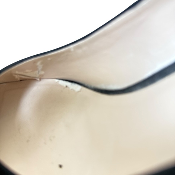 Cole Haan Black Suede Platform Heels Size 8 - Picture 7 of 8